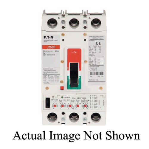 EATON JGC405033Z1 Molded Case Circuit Breaker, 240/415/480/600 VAC, 50 A, 35/100/200 kA Interrupt | BH4ENC