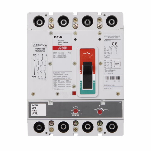 EATON JGH410033G Molded Case Circuit Breaker, Jg-Frame, Jg, Digitrip 310 Rms, Electronic Ls Trip | BH4FLW
