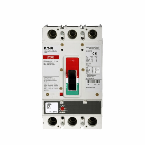 EATON JGE3175FAGC G Molded Case Circuit Breaker, Jg-Frame, Jg, Fixed Thermal | BH4EXV