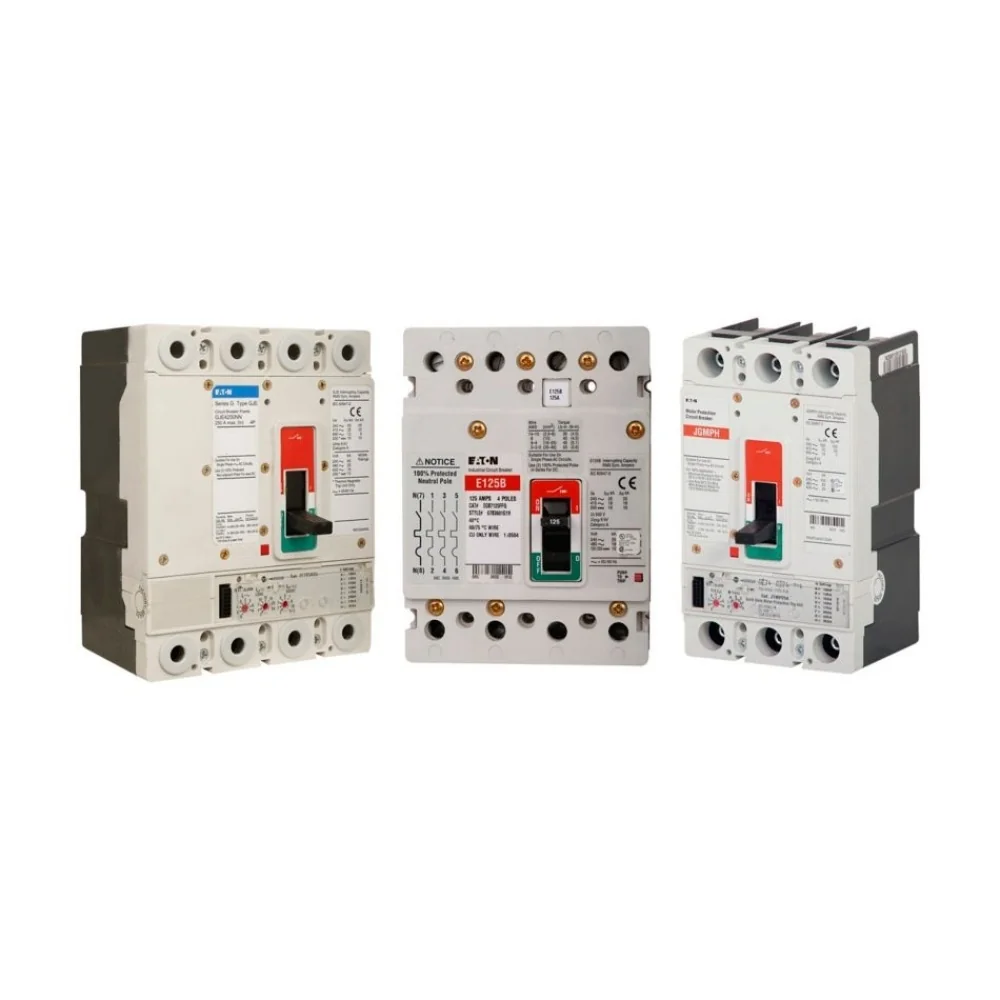 EATON JGE716032W Molded Case Circuit Breaker, 600 V, 160 A, 18 kA Interrupt, 4 Poles | BH4FDC