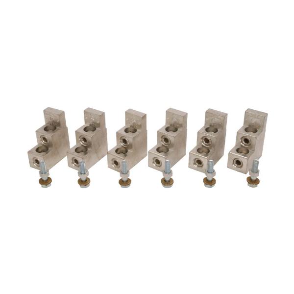 EATON LK6R9G Rotary Disconnect Line And Load Terminal Lugs, 6 Lugs, Cu/Al Cable | BH4PZU
