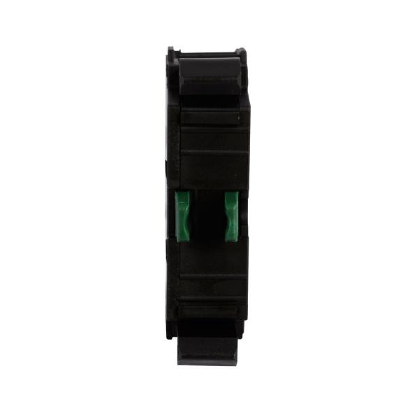 EATON M22-K01-B100 M22 Pushbutton Contact Block, M22 Contact Block, 22.5 Mm, Front, Screw, Button: Black | BH4RRF