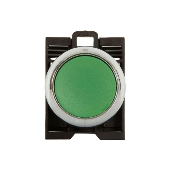 EATON M22M-D-G Pushbutton, 22.5 Mm, M22, Non-Illuminated, Metal, Momentary, Nema 4X, 13 | BH4RVR 30XD84