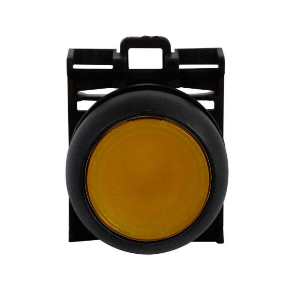 EATON M22S-DL-A M22 Modular Pushbutton Operator, 22.5 Mm, Flush, Momentary, Illuminated, Bezel: Black | BH4TXX