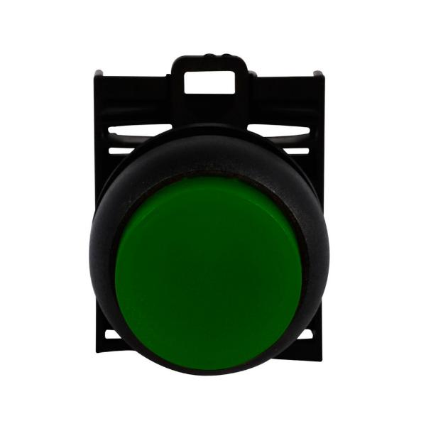 EATON M22S-DRLH-G Pushbutton, 22.5 Mm, Extended, Maintained, Illuminated, Bezel: Black | BH4UBB