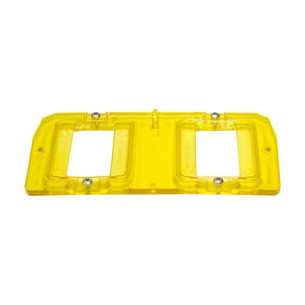 EATON MPL1125 Power Pedestal Amber Faceplate, 20Gfi-20Gfi Faceplate, Amber, Lighthouse | BH4YLC