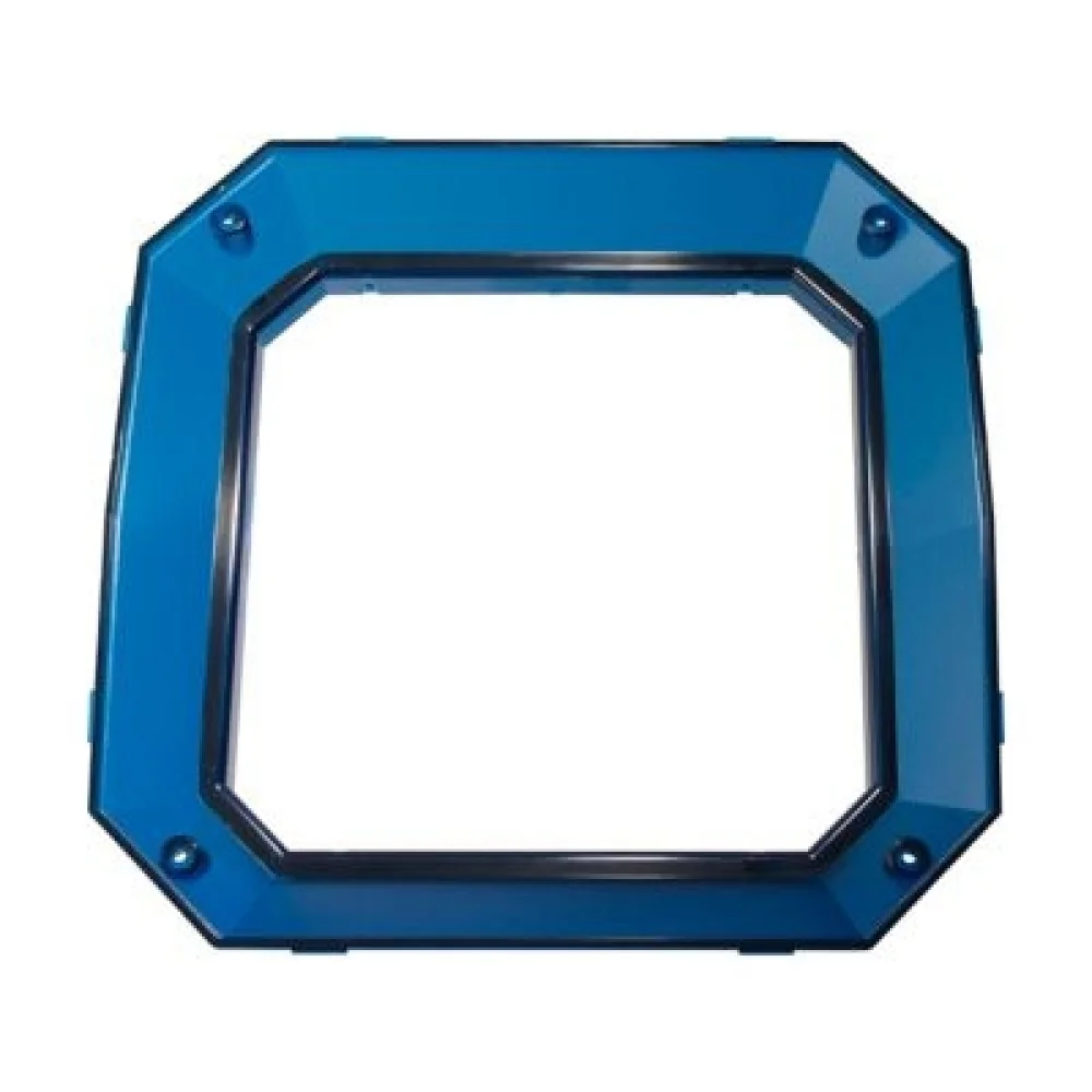 EATON MPL6008B Power Pedestal Base Mounting Plate, Base Mounting Plate With 4-Washers And 4-Nuts, Blue | BH4YUW