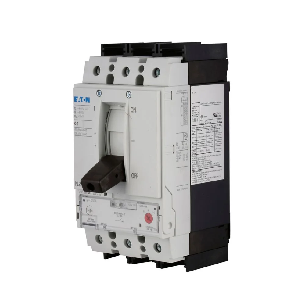 EATON NZMB2-A250-NA Mccb Nzm, Nzm2 Tm And Elec. Breakers, Circuit Breaker, 200-250A Ol Prot. Rng | BH6ERZ