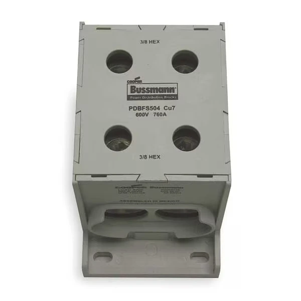 EATON PDBFS504 Pwr Dist Block, 760A, 1P, 6AWG-500 MCM, 600V | CY6WKC