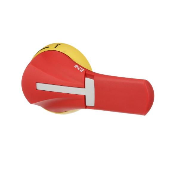EATON PHR2N12F Rotary Disconnect External Front Pistol Handle, Front Pistol Handle, 100-400A, Red/Yellow | BH6JDB