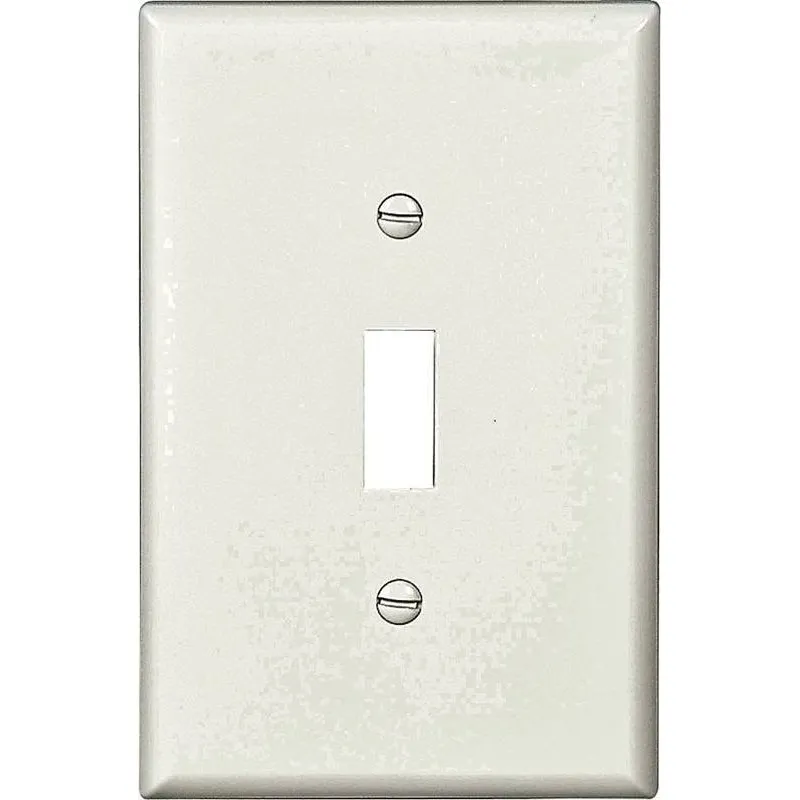 EATON PJ1W Wall Plate 1Gang Tgl Mid White | CY6WRK