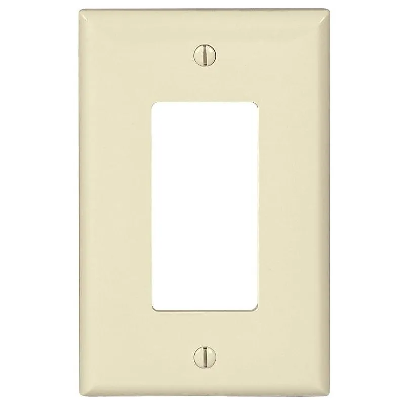 EATON PJ26LA Wallplate, 487 Inch L, 312 Inch W, 1 Gang, Polycarbonate, Light Almond, HighGloss | CY6VVF