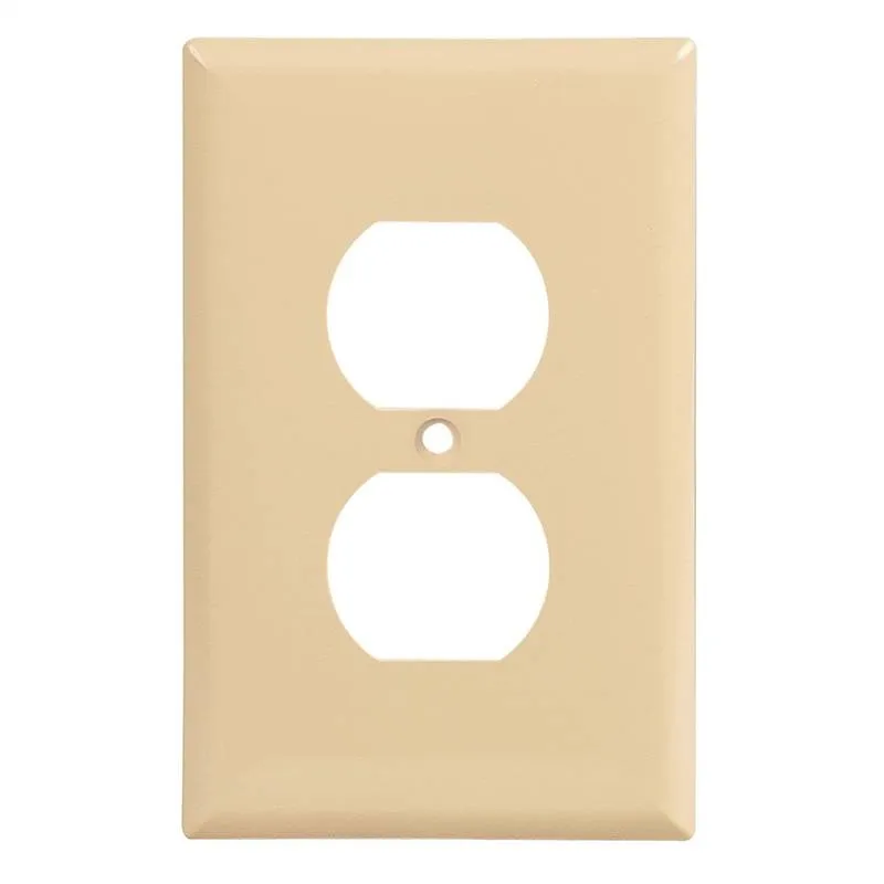 EATON PJ8V Wall Plate Mid-Siz 1Gang Ivory | CY6XWQ