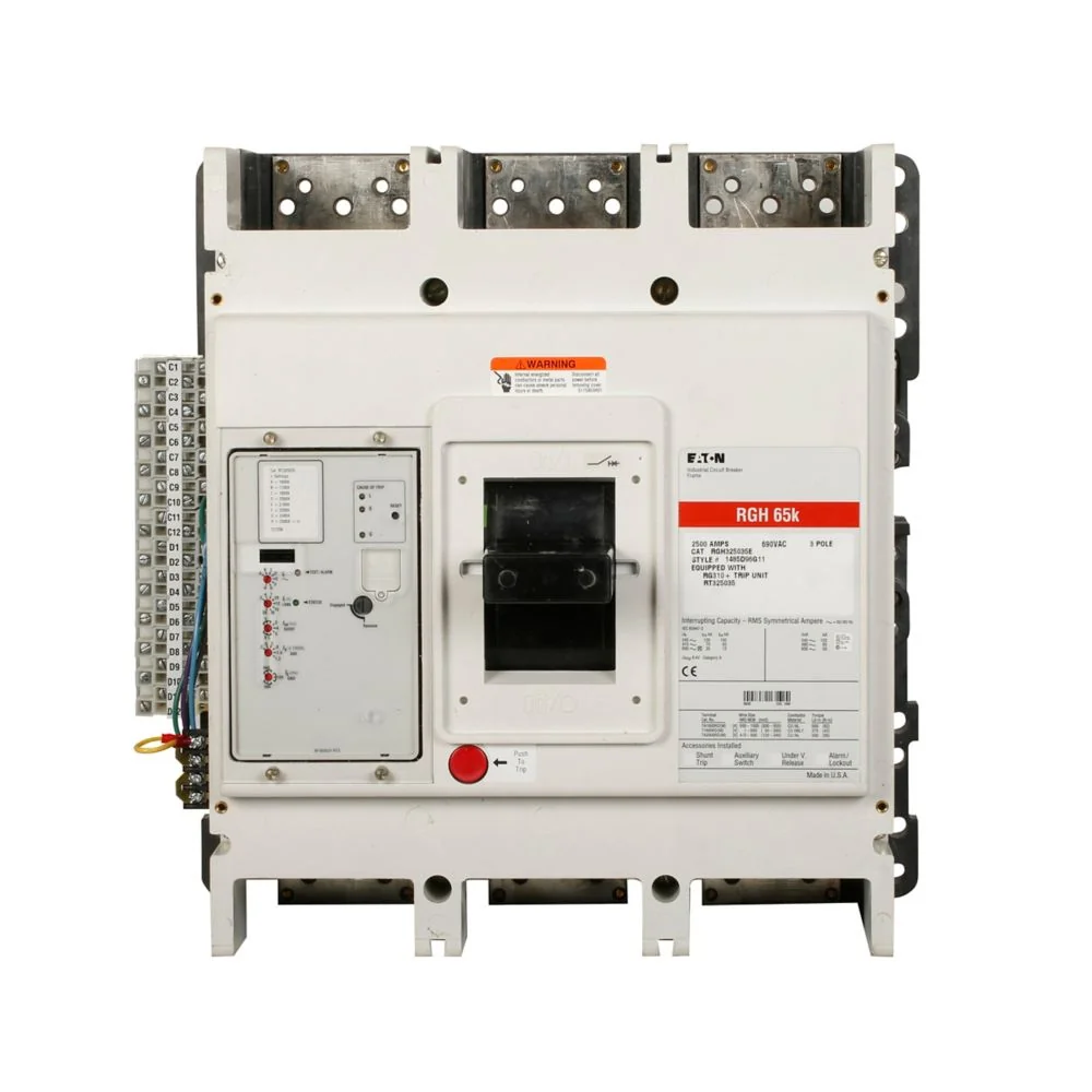 EATON RGH316038E G Electronic Molded Case Circuit Breaker, Rg-Frame, Rg, Digitrip 310 Rms | BH6QND