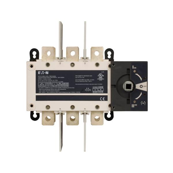 EATON RMTS4100U Rotary Disconnect Switch, Rotary Disconnect, 100 A, Non-Fusible, Four-Pole, Switch Body | BH6REA