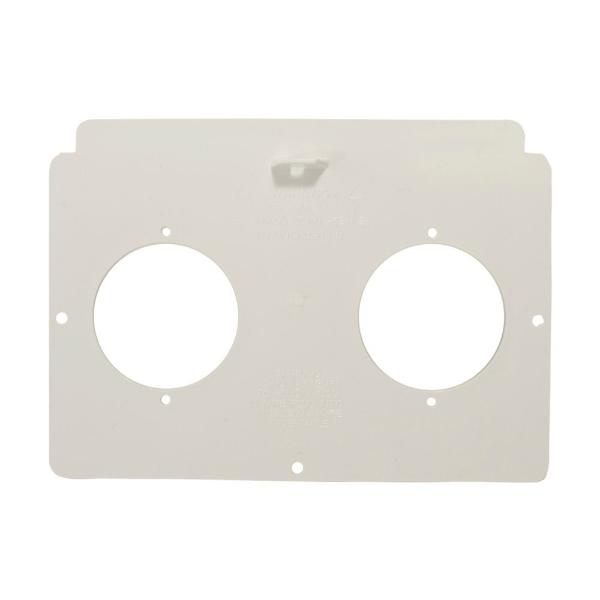 EATON RV114335 Power Pedestal Receptacle Faceplate, Includes 30 A-50 A Receptacle Plate | BH6RPH