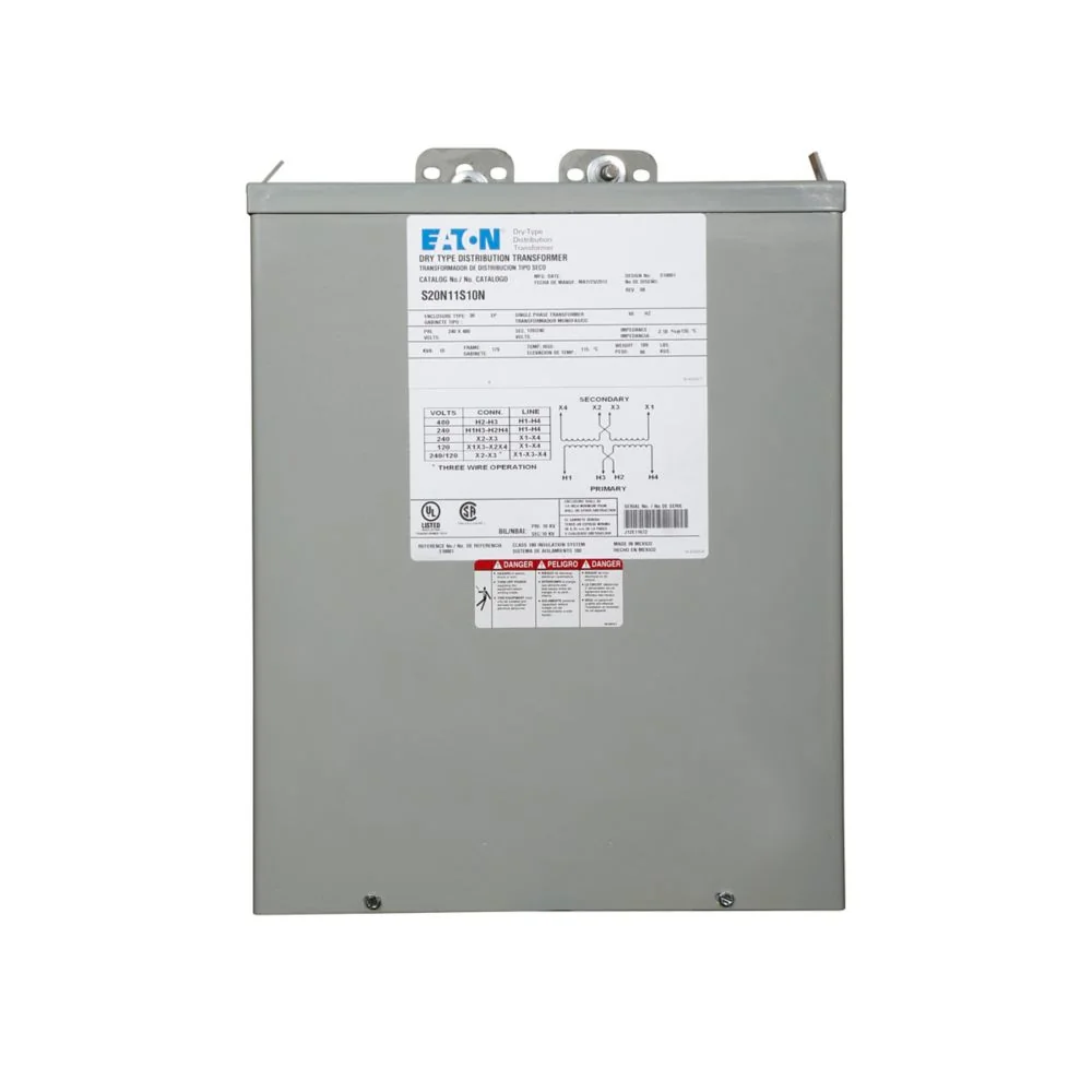 EATON S20N11B15SS General Purpose Encapsulated Transformer, Aluminum, Nema 3R, 182, 60 Hz, Single-Phase | BH6TJC