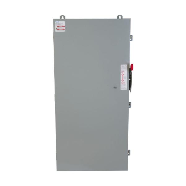 EATON STS325FD3 Shunt Trip Safety Switch, 400 A, Three-Pole, 240 Vac, 120 Vac, Nema 12, Nema 3R, Fusible | BH6ZNE