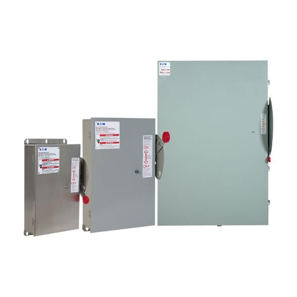 EATON STS366ND14 Shunt Trip Safety Switch, 600 A, 1No/1Nc Auxiliary Contact And 1No/1Nc Alarm Switch | BH7AJM