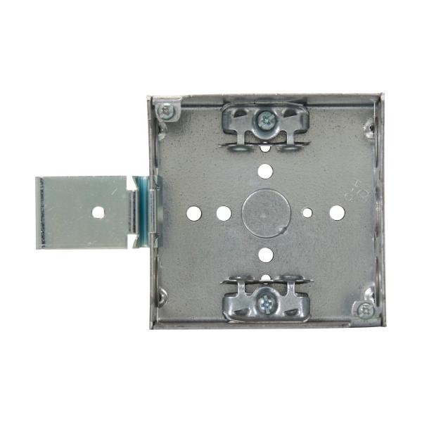 EATON TP431SSB Crouse-Hinds Square Outlet Box, 1/2", 4", Ssb, Ac/Mc Clamps, Welded, 2-1/8" | CA4APQ