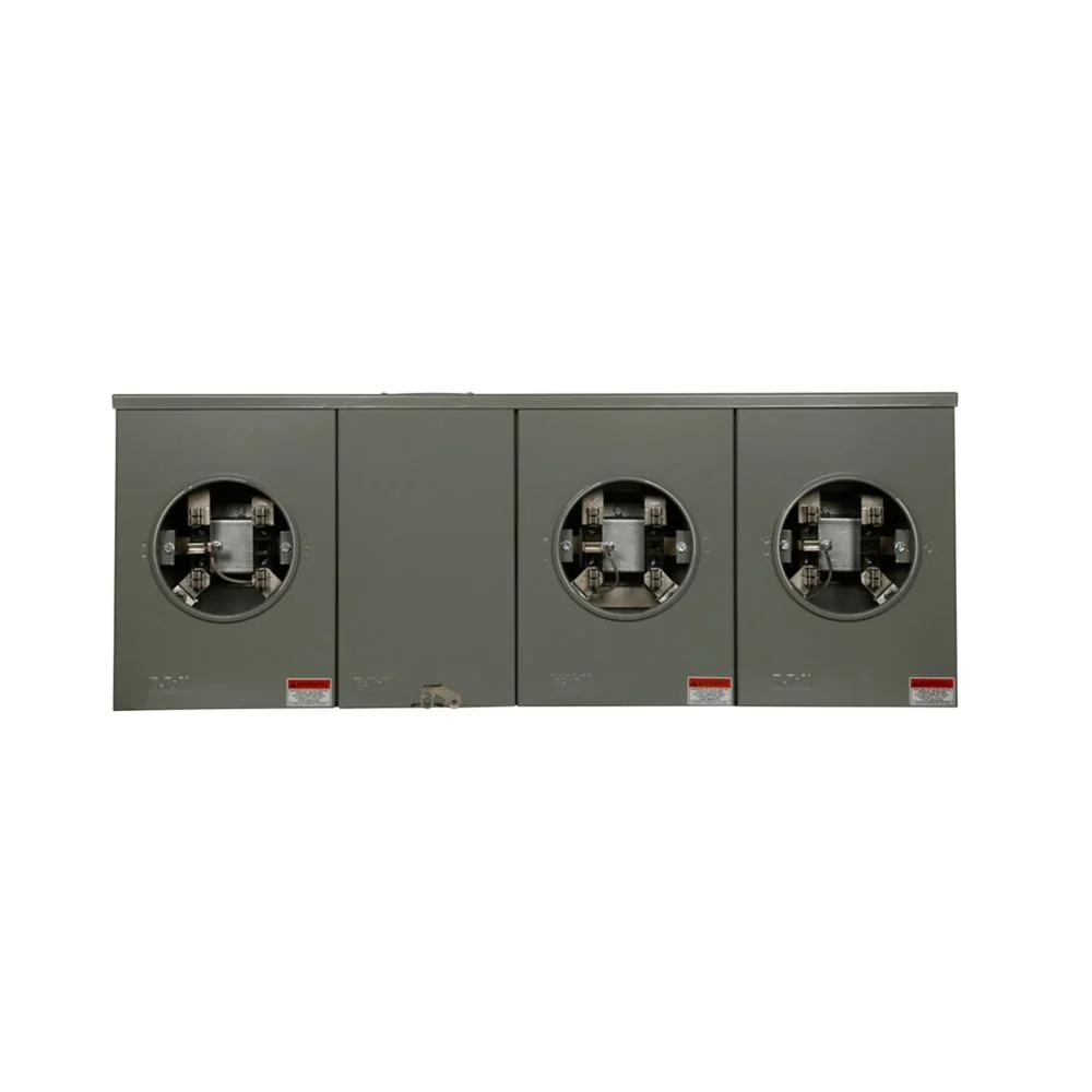 EATON U3R2352TCRCH Meter Socket, Multi Position Resi Service, 200A, Over/Under, Large Hub Open | BH7TLD