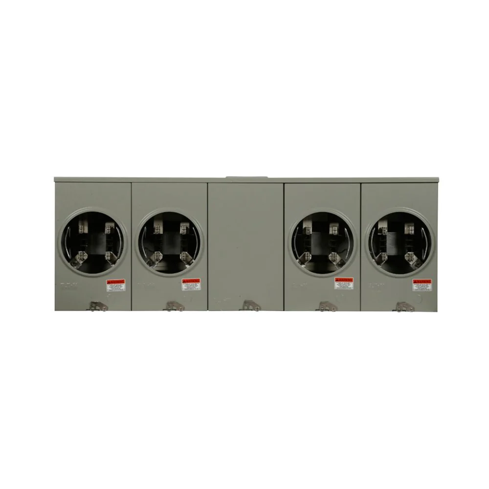 EATON UEHT4R2302UCH Meter Socket, Multi Position Resi Service, 200A, Over/Under, 5X5 Inch Hub Cover Plate | BH7TQM