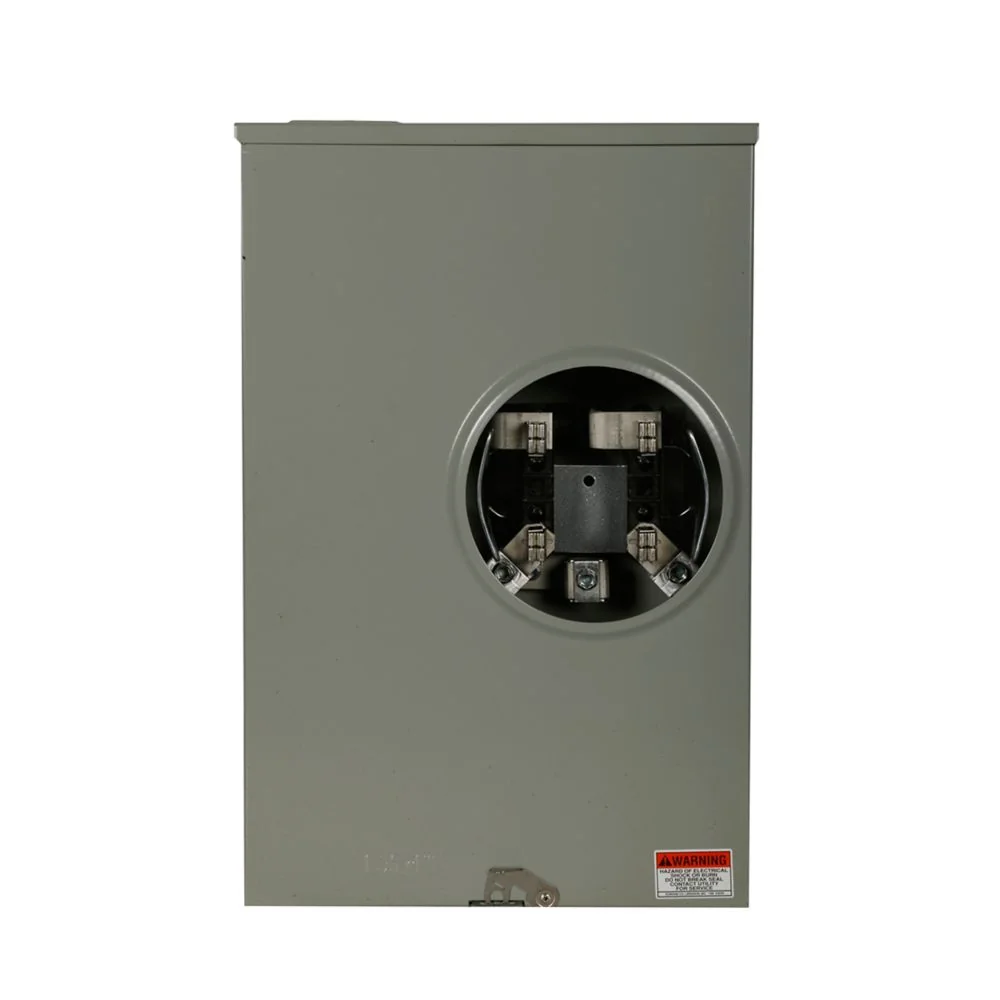 EATON UTRS2303CCH Meter Socket, 1-Pos Resi Service, 200A, Over/Under, 3-5/16 Inch Hub Cover Plate | BH7UJR