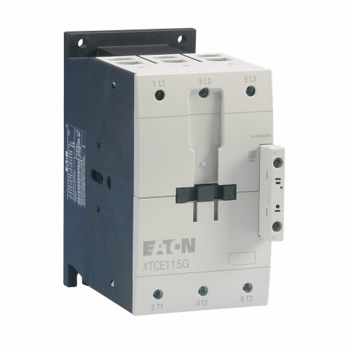 EATON XTCE170G00A IEC Contactor, 170A, 110 Vac 50 Hz, 120 Vac 60 Hz, 0No-0Nc, 170A, Frame G, 90 Mm | BH8XXF 4TZF8