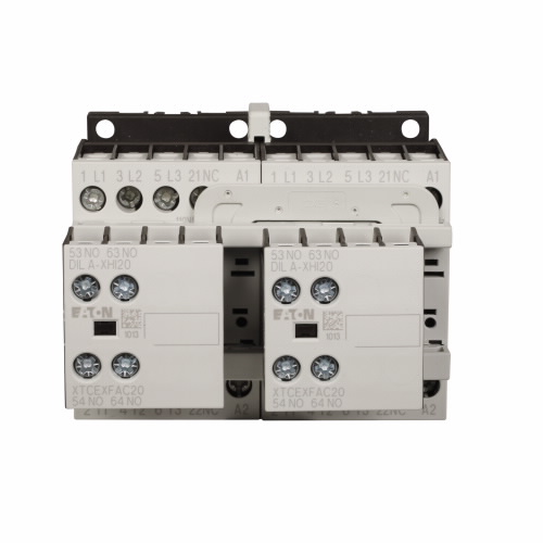 EATON XTCR032C21D IEC Contactor, 32A, 550 Vac 50 Hz, 600 Vac 60 Hz, 2No-2No, 32A, Frame C, 45 Mm | BH8ZCX