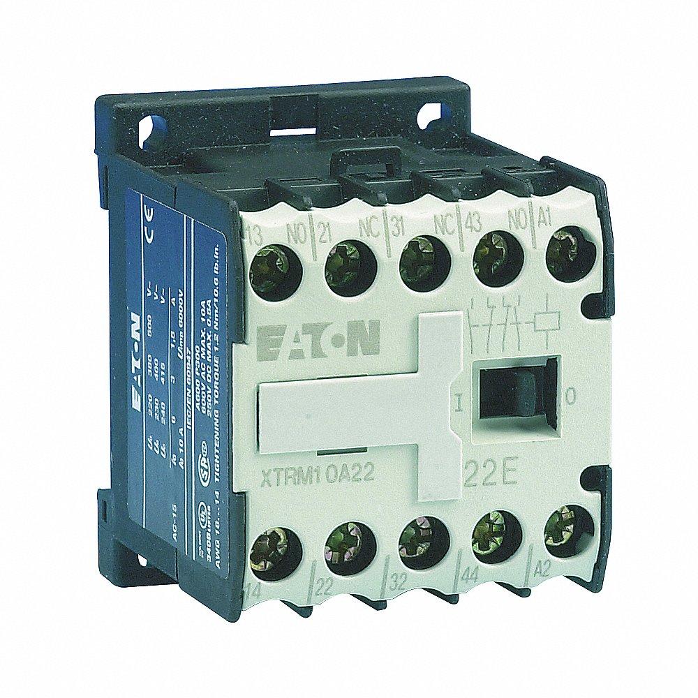 EATON XTRM10A22A IEC Mini Control Relay AC, SPST-NC/SPST-NO, DIN Rail | CJ2NWC 4WXN1