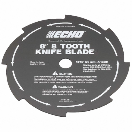 Grass Weed Blade, 8 Inch Dia