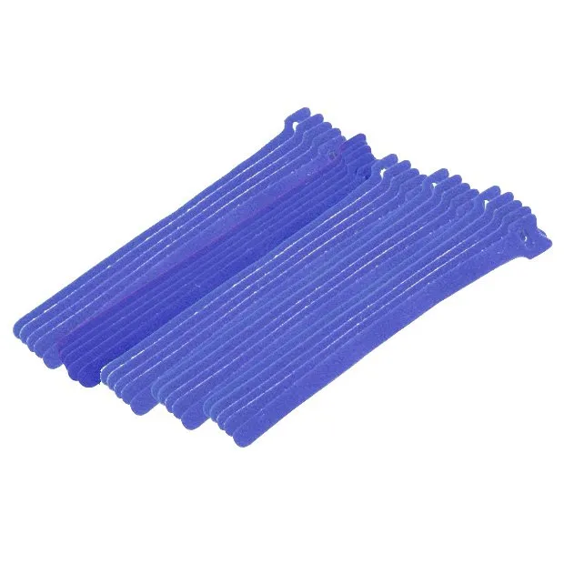 Cable Tie HookTape 8 Inch Blue