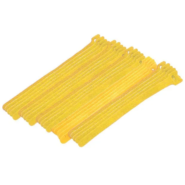 Cable Tie Hook Tape 8 Inch Yellow