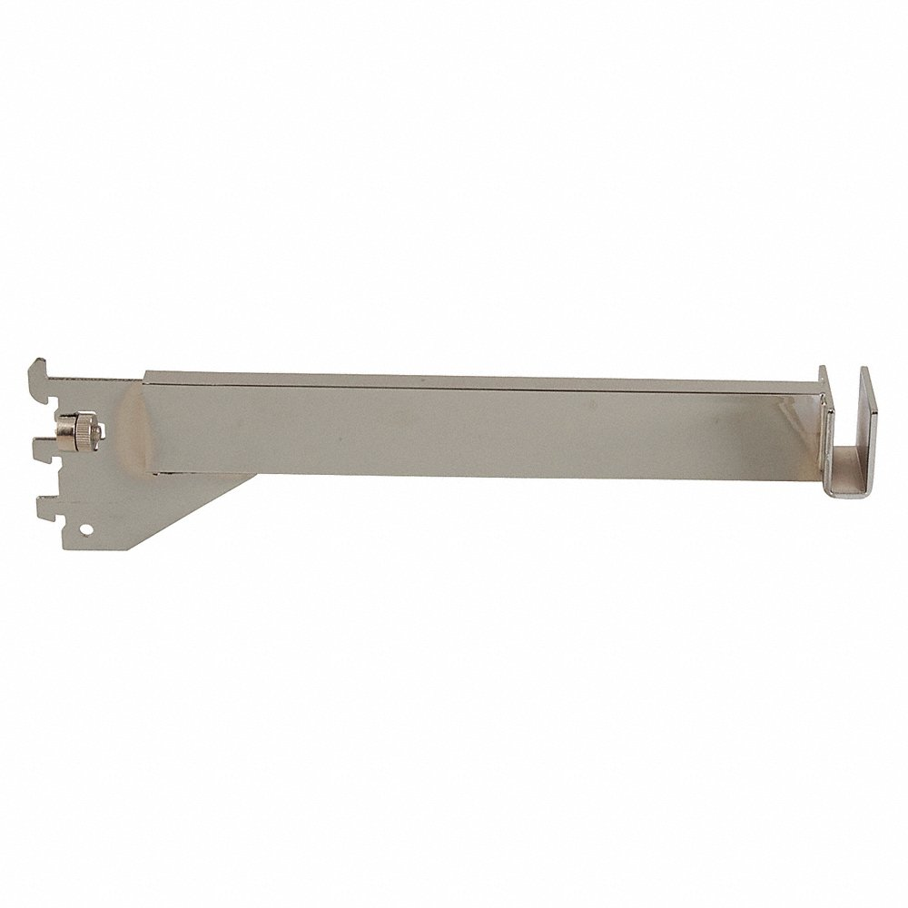 Rectangular Tubing Bracket, Single, 1 Inch Slot Spacing, 1/2 Inch Lg, 1/8 x 12 x 3 Inch