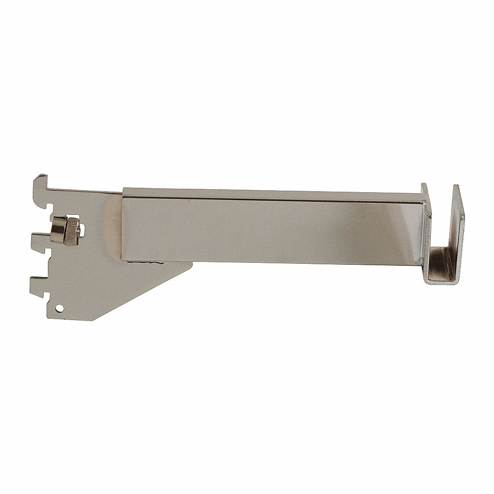 Rectangular Tubing Bracket, Single, 1 Inch Slot Spacing, 1/2 Inch Lg, 1/8 x 8 x 3 Inch