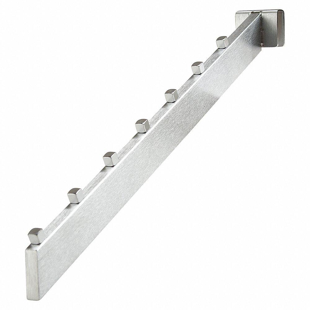 Ball, 1/4 In Wd., 35 lbs. Load Capacity, Satin Chrome, Steel