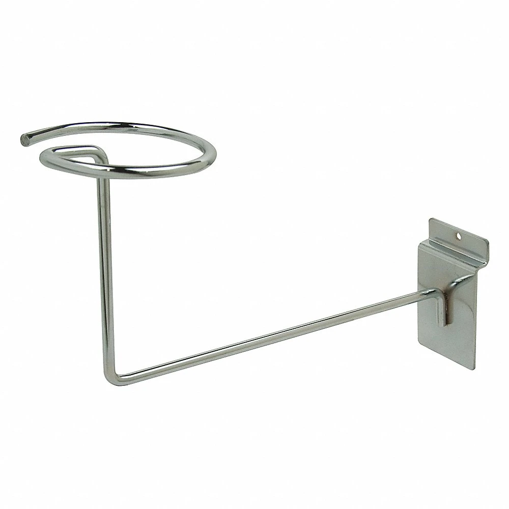 Display, 1/2 In Wd., 10 lbs. Load Capacity, Chrome, Steel