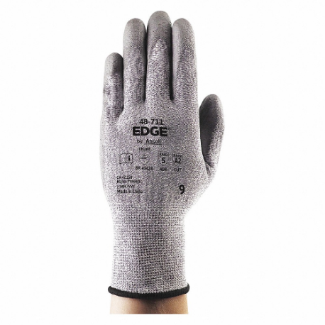 EDGE 48-711 Cut-Resistant Gloves, 2Xl, Ansi Cut Level A2, Palm, Polyurethane, Polyurethane, 1 Pr | CP4CKR 60FE87