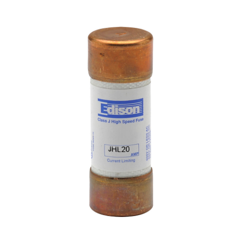 EDISON JHL20 Drive Fuse, Class J, Current-Limiting, High Speed, 20A, 600 VAC, Ferrule, Pack Of 10 | CV7MZJ