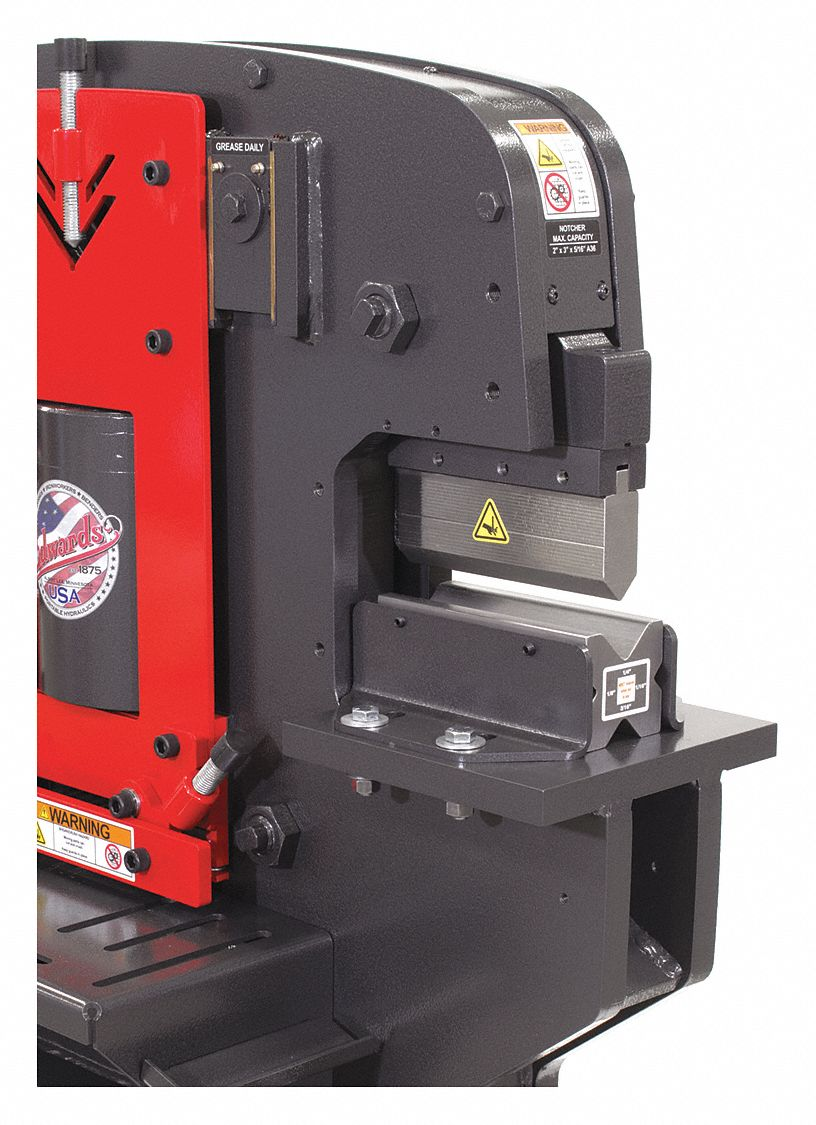 EDWARDS MFG AC1034 Brake, 8 Inch Size, With 4 Way Die | CL3WZK