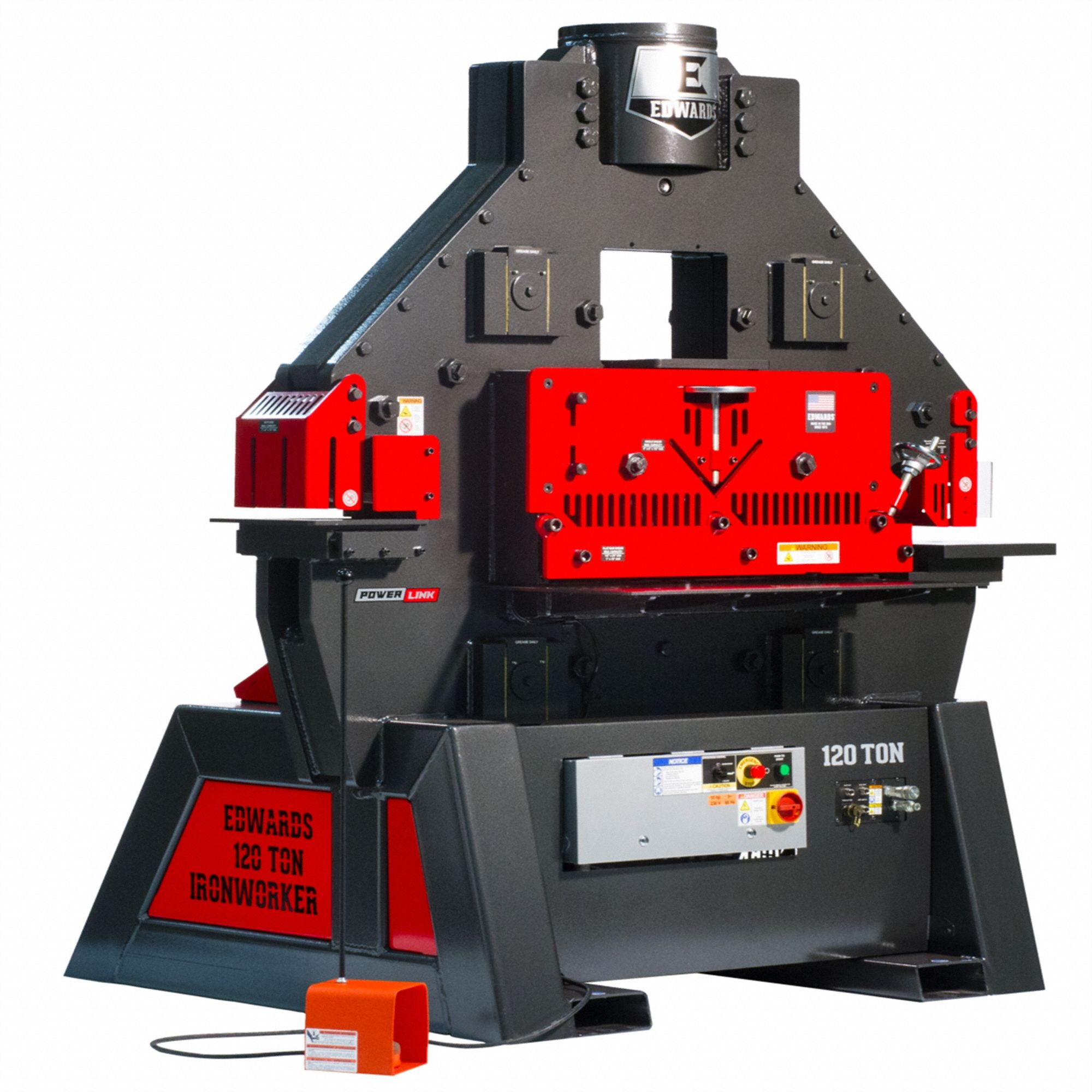 EDWARDS MFG IW120-3P230-AC900 Ironworker, 120 Ton, 3 Phase, 230V with PowerLink | CL3XFX