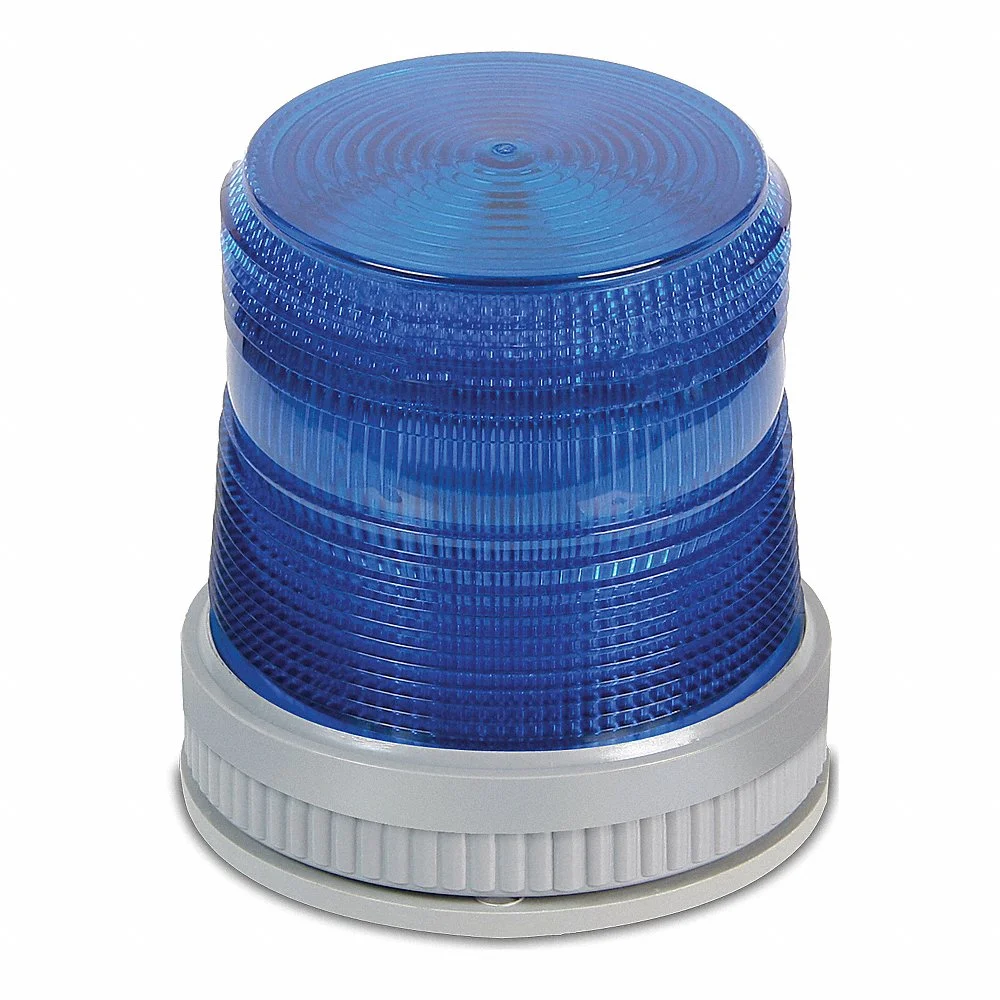 EDWARDS SIGNALING 105XBRMB24D LED Steady Or Flashing Beacon, Blue, 24V, 0.215A Rating | AA7QAF 16G648