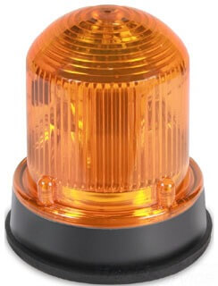 Halogen Flashing Beacon, 24V, Amber