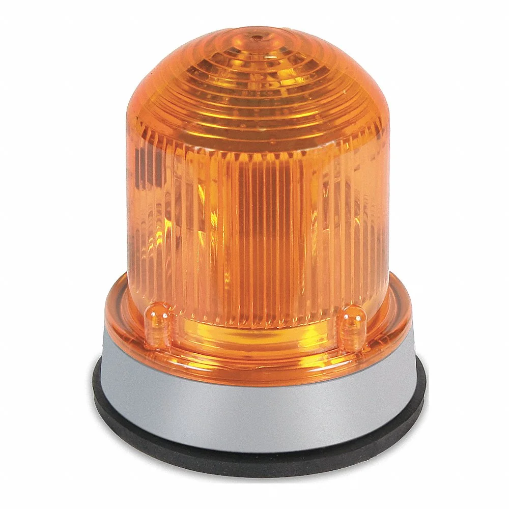 EDWARDS SIGNALING 125HALFA24D Halogen Flashing Beacon, 24V, Amber | AA7PXY 16G594