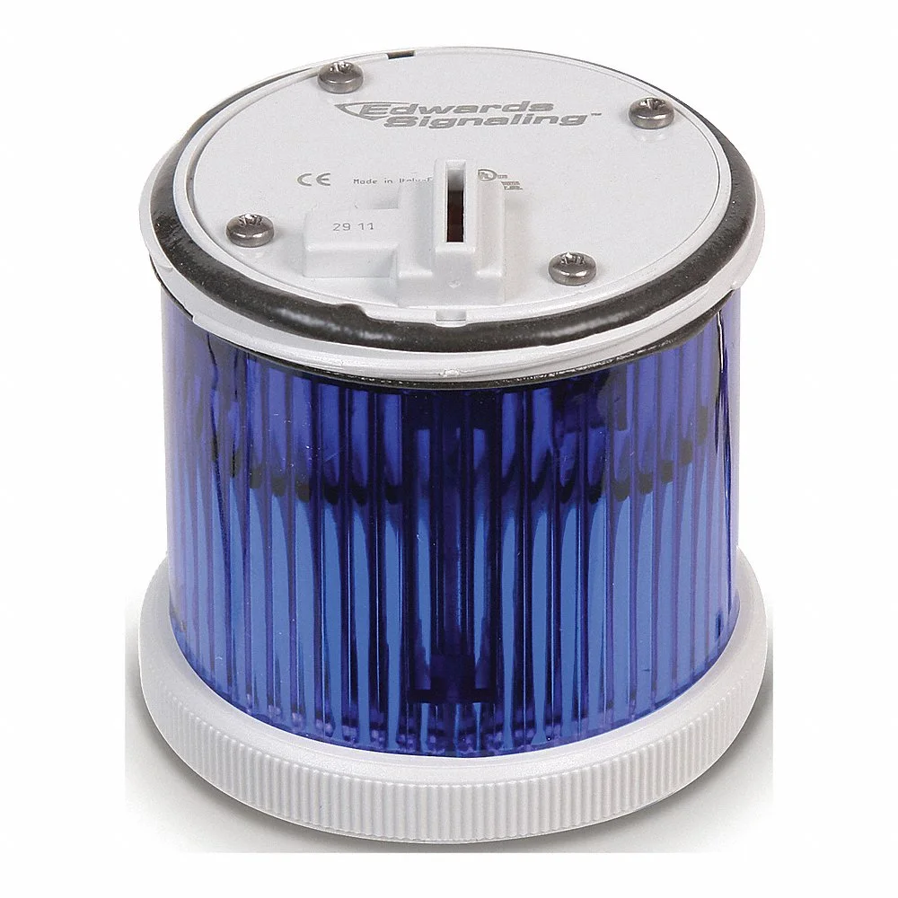 EDWARDS SIGNALING 270LEDMB24AD Blue LED Module, 70mm Size, 0.035A Rating, 120VAC at 50/60 Hz | AA7QET 16G755