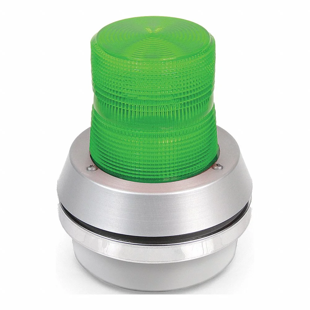 EDWARDS SIGNALING 51XBRFG120A Led Beacon with Horn, Green | AD4BLB 41A008