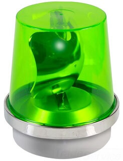 EDWARDS SIGNALING 52G-N5-40WH Rotating Beacon, Green, 120V, 0.35A Rating | AA7PVD 16G530