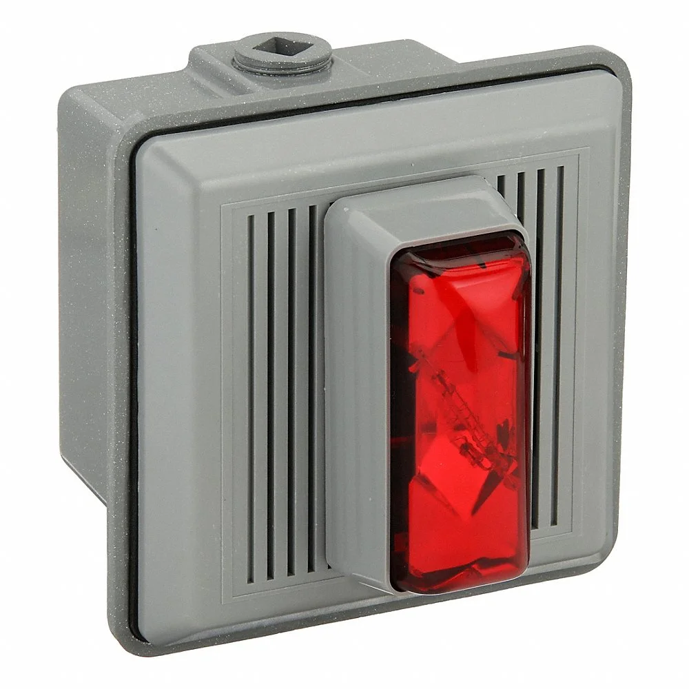 EDWARDS SIGNALING 868STRR-N5 Surface Mount Horn/Strobe, Red, 120V, 0.021A Rating | AA7PVR 16G542