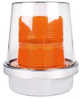 EDWARDS SIGNALING 90A-N5 Light Duty Strobe Light, Amber, 120VAC, 0.1A Rating | CF4NYF