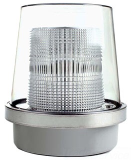 EDWARDS SIGNALING 90C-N5 Light Duty Strobe Light, Clear, 120VAC, 0.1A Rating | CF4NYH